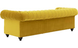 Alston - 3 Seater Chesterfield Velvet Sofa-Sofa-Belle Fierté