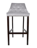 Sharon - Luxury Chesterfield Studded Kitchen Stool, Velvet Bar Chair-Bar chair-Belle Fierté