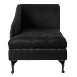 Tamara - Chesterfield Velvet Chaise Lounge, Day Bed-Chaise Lounge-Belle Fierté