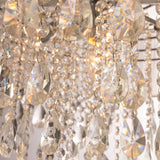 CATALINA - Glamour Ceiling Lamp, White Shade Crystal Chandelier-Chandelier-Belle Fierté