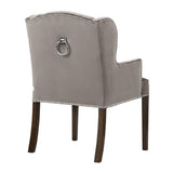 Patric - Tufted Occasional Velvet Knocker Chair-Chair-Belle Fierté