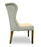 Ely - Chesterfield Knocker Ring Chair, Shabby Chic Velvet Dining Chair-Chair-Belle Fierté