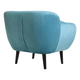 Gabriel - Scandi Upholstered Velvet Armchair-Armchair-Belle Fierté