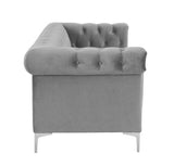 Ferrata - Contemporary 3 Seater Tufted Velvet Sofa-Sofa-Belle Fierté