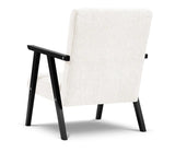 Liam - Cream Mid Century Retro Armchair, Bouclé Accent Chair-Armchair-Belle Fierté