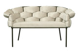 Audrey - Velvet Dining Bench-Benches & Ottomans-Belle Fierté