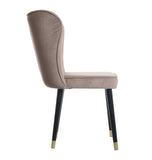 Celine - Scandinavian Velvet Dining Chair-Chair-Belle Fierté