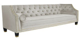 Maximo - Elegant 3 Seater Chesterfield Velvet Sofa-Sofa-Belle Fierté