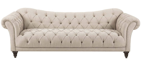 Maire - Chesterfield Linen Sofa-Sofa-Belle Fierté