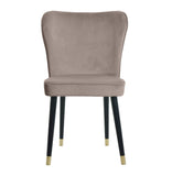 Celine - Scandinavian Velvet Dining Chair-Chair-Belle Fierté