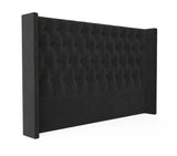 Shelly - Studded Wing Floor Standing Chesterfield Headboard- King Size-Headboards-Belle Fierté