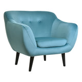 Gabriel - Scandi Upholstered Velvet Armchair-Armchair-Belle Fierté