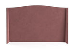 Madeline - Upholstered Floor Standing Wing Studded Velvet Headboard - Super King Size-Headboards-Belle Fierté