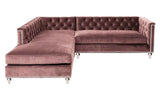 London - Chesterfield Modern Velvet Corner Sofa-Sofa-Belle Fierté