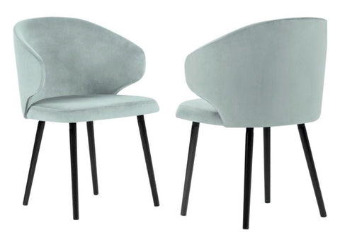 Carson - Mint Velvet Modern Dining Chair, Set of 2-Chair Set-Belle Fierté