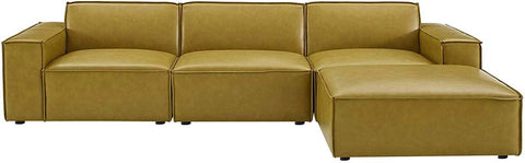 Carter - Modern Sectional Leather Corner Sofa-Sofa-Belle Fierté