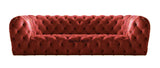 Milan - Luxury Contemporary Chesterfield Genuine Italian Leather Sofa-Sofa-Belle Fierté