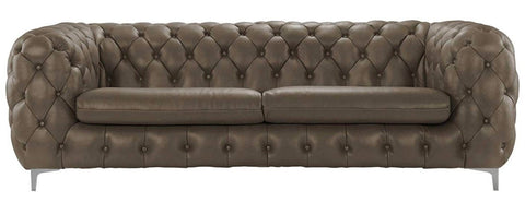 Gautier- Luxury Contemporary Chesterfield Genuine Italian Leather Sofa-Sofa-Belle Fierté