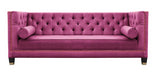 Amelia - Elegant 3 Seater Chesterfield Velvet Sofa-Sofa-Belle Fierté