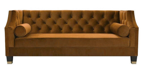 Chorley - Tufted Velvet Sofa, 2 Seater Sofa-Sofa-Belle Fierté
