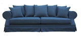 Homerton - Hamptons Style 3 Seater Fabric Sofa-Sofa-Belle Fierté