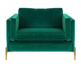 Clementine - Velvet Modern Armchair-Armchair-Belle Fierté