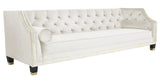 Maximo - Elegant 3 Seater Chesterfield Velvet Sofa-Sofa-Belle Fierté