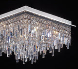 Stella - Luxury Flush Ceiling Light, Elegant Crystal Chandelier-Ceiling Lamp-Belle Fierté