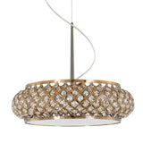 Julia - Luxury Ceiling Lamp, Golden Crystal Chandelier-Ceiling Lamp-Belle Fierté