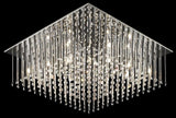 Alessio - Luxury Flush Ceiling Light, Elegant Crystal Chandelier-Ceiling Lamp-Belle Fierté