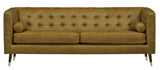 Dashiell - Industrial Style Leather Sofa-Sofa-Belle Fierté