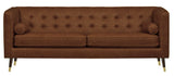 Dashiell - Industrial Style Leather Sofa-Sofa-Belle Fierté