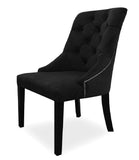 Savannah - Chesterfield Knocker Ring Velvet Dining Chair-Chair-Belle Fierté