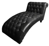 Blackheath - Genuine Leather Chesterfield Chaise Lounge-Chaise Lounge-Belle Fierté