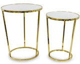 SATO - 2 Piece Nest of Tables, Pair of Side Tables-Side Tables-Belle Fierté