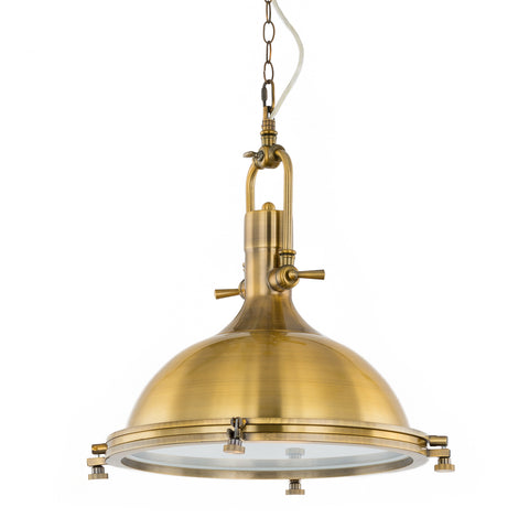 Lunac - Gold Industrial Retro Vintage Kitchen Island 1 Light Ceiling Pendant Lamp-Ceiling Lamp-Belle Fierté