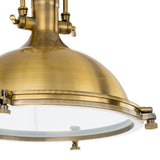 Lunac - Gold Industrial Retro Vintage Kitchen Island 1 Light Ceiling Pendant Lamp-Ceiling Lamp-Belle Fierté