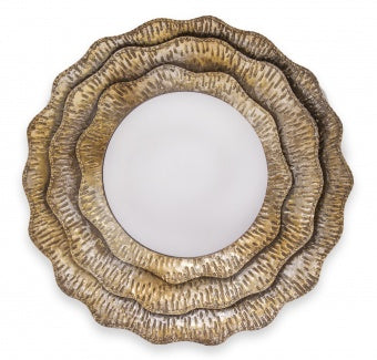 Gael - Contemporary Metal Mirror, House Wall Decoration-Mirrors-Belle Fierté