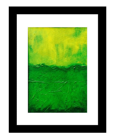 Framed Small Acrylic Canvas Painting - Green-Wall art-Belle Fierté