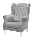 Parma - Backwing Velvet Chair, Wing Armchair-Armchair-Belle Fierté