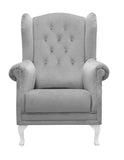 Parma - Backwing Velvet Chair, Wing Armchair-Armchair-Belle Fierté