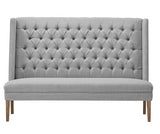 Eliza - Chesterfield Upholstered Dining Bench, Tufted Settee-Benches & Ottomans-Belle Fierté