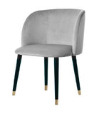 Mona Plus - Modern Velvet Dining Chair-Chair-Belle Fierté