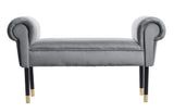 Gusto - Velvet Sitting Bench, 103x33x56cm-Benches & Ottomans-Belle Fierté