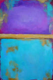 Handmade Original Acrylic Canvas Abstract Painting 40x60cm - "Purple"-Wall art-Belle Fierté