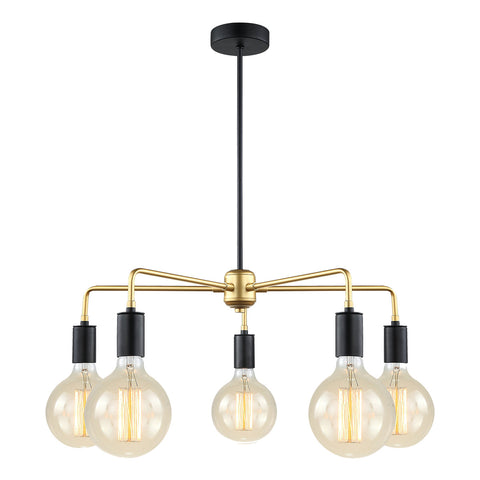 Chiara- Industrial Modern 5 Light Ceiling Pendant Lamp-Ceiling Lamp-Belle Fierté