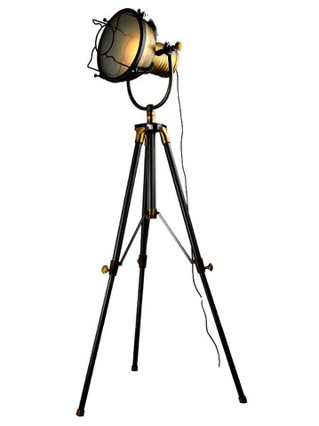 Bancroft - Industrial Floor Standing Lamp, Loft Vintage Floor Lamp-Floor Lamp-Belle Fierté