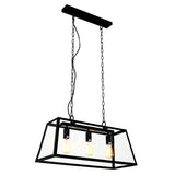 Gaia- Industrial Type 3 Light Kitchen Dining Room Ceiling Pendant Lamp-Ceiling Lamp-Belle Fierté