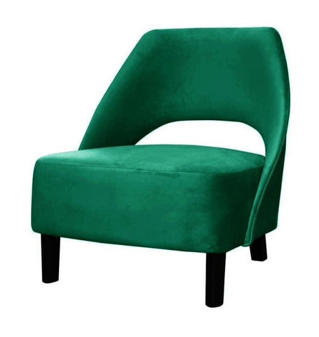 Kayden - Green Modern Velvet Armchair-Armchair-Belle Fierté