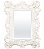 Vicente - Shabby Chic White Mirror-Mirrors-Belle Fierté